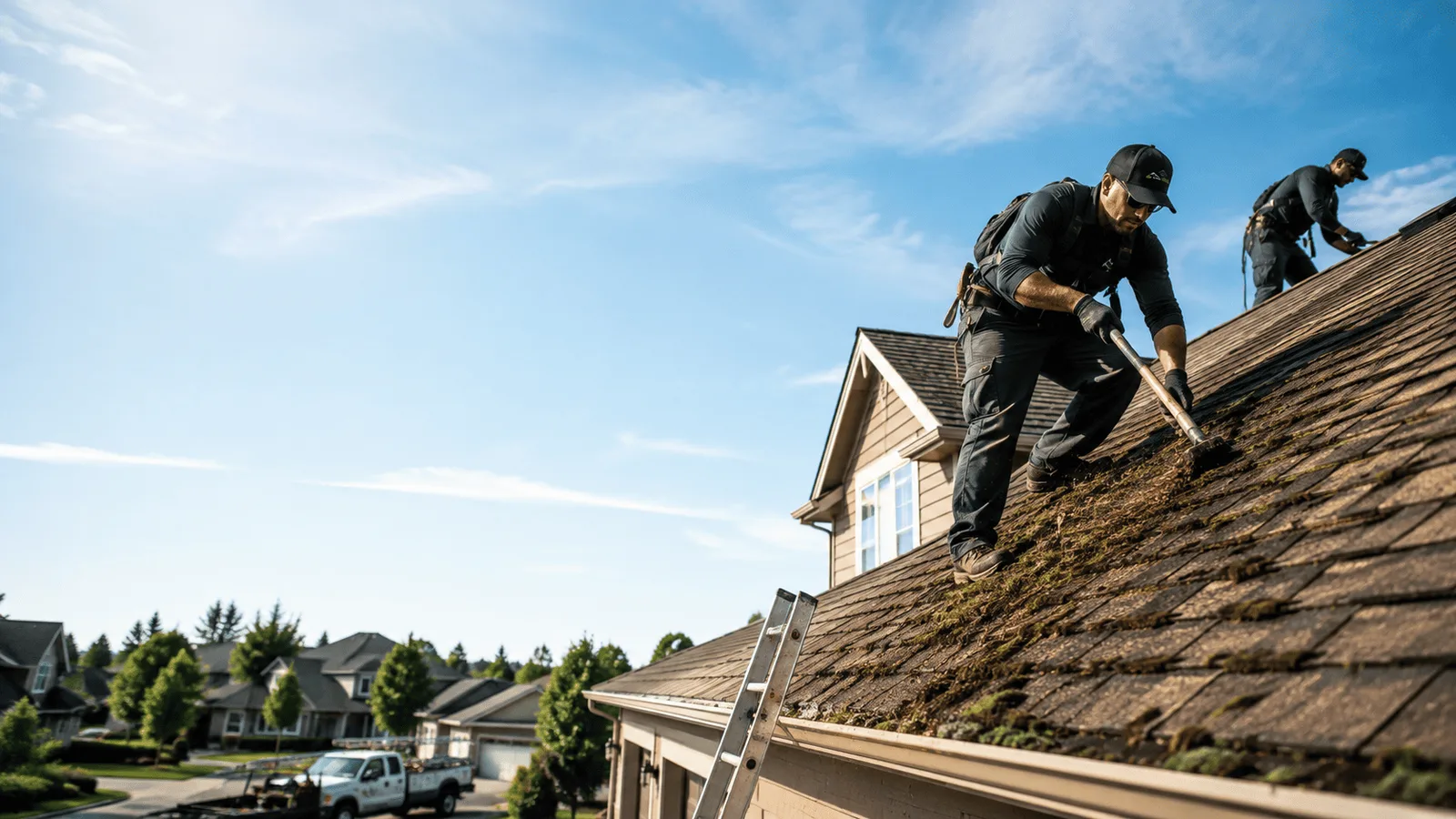 Roof Moss Removal in Maynard, MA near me
